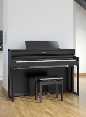 罗兰（oland）电钢琴H7P0R4立式电琴88键重锤数码钢琴XTFHP704钢-