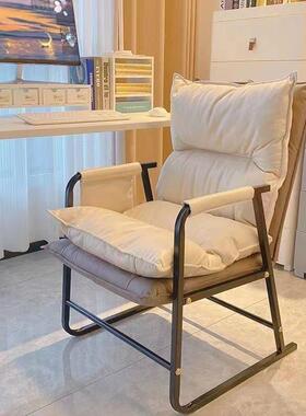 折叠躺椅午休懒椅子人学生宿舍椅办公室坐躺两用脑椅休闲沙电MFQ