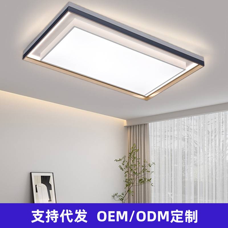 2023客厅吸顶灯现代全屋套餐中山灯具家用卧室灯led吸顶智能语音