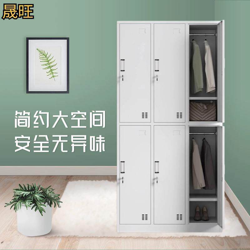 铁质更衣宿舍储更衣柜物柜带锁工厂员钢制柜学生公寓工柜书柜包柜