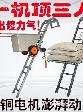 小LFE型上货升降机粮食提升机石膏家光伏板上载料车机电动用装车