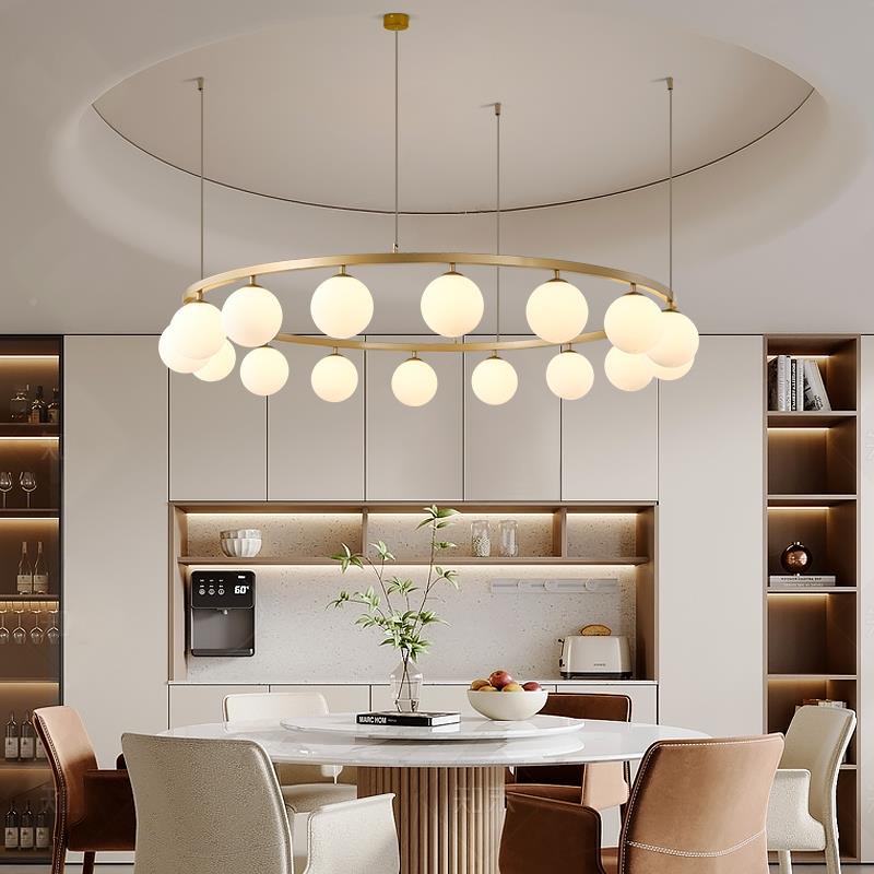 意式包厢吊灯代客厅灯现设酒计餐师创意艺术别墅271厅圆环店包间