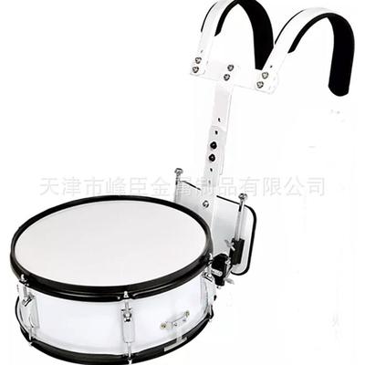 专业14英寸背架小军鼓加厚木腔乐队鼓号队背带背架小军鼓行进鼓