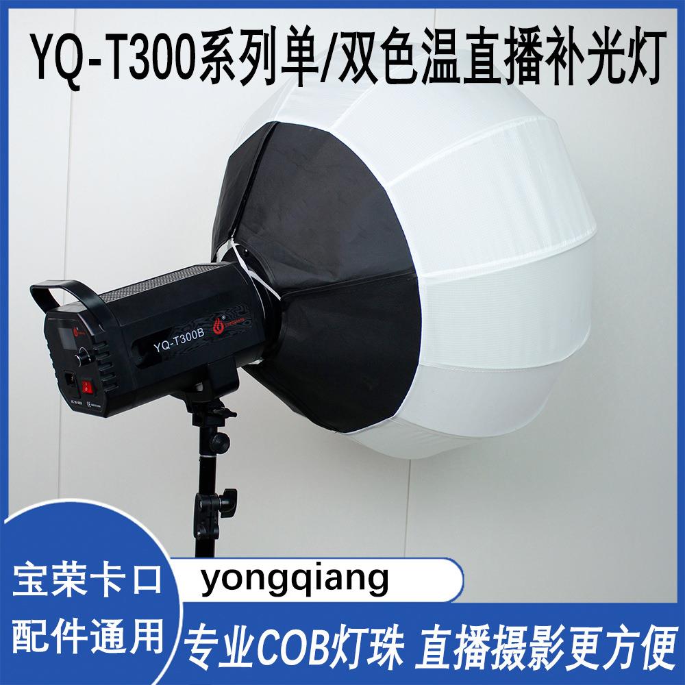 YQ300系列太阳灯人像拍照补光灯直播摄影灯工作室打光灯自然光