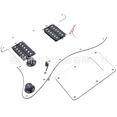乐器配件 吉他配件 x 白黑白双双加载护板配后盖板
