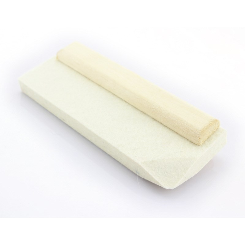 多用途带木手柄羊毛毡块刮u板改色膜汽车贴膜裱画写真广告图文工