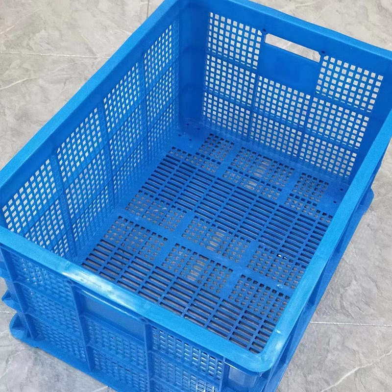 河北厂家批5号豆腐屉塑料周v转筐 物流加厚塑料框 服装果蔬箩筐