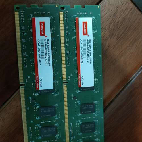 议价宜鼎innodisk ddr3  8G 1600，成色好，功