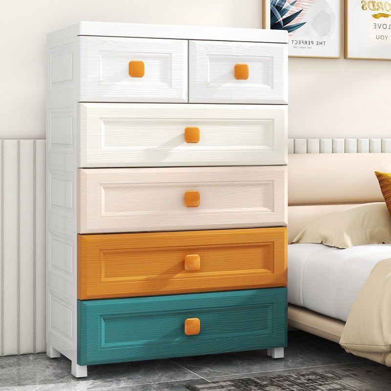 多层70cm宽特大号收纳柜抽屉式塑料储物柜家O用儿童衣柜加厚床头