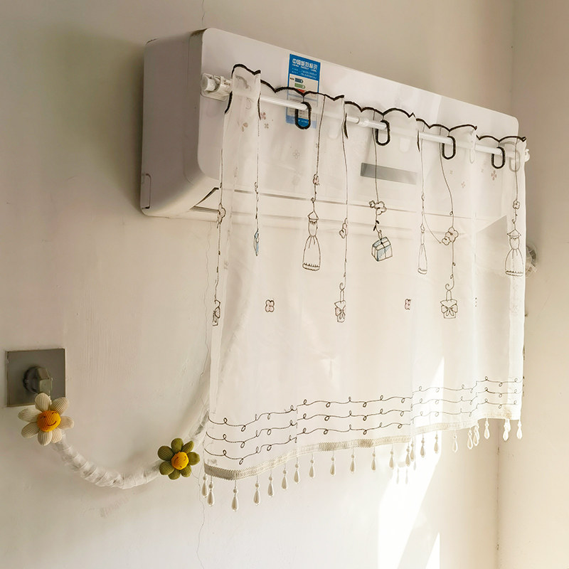 免安装不凝水卧室空调挡风板帘防直吹出风口过滤遮风帘冷气罩帘