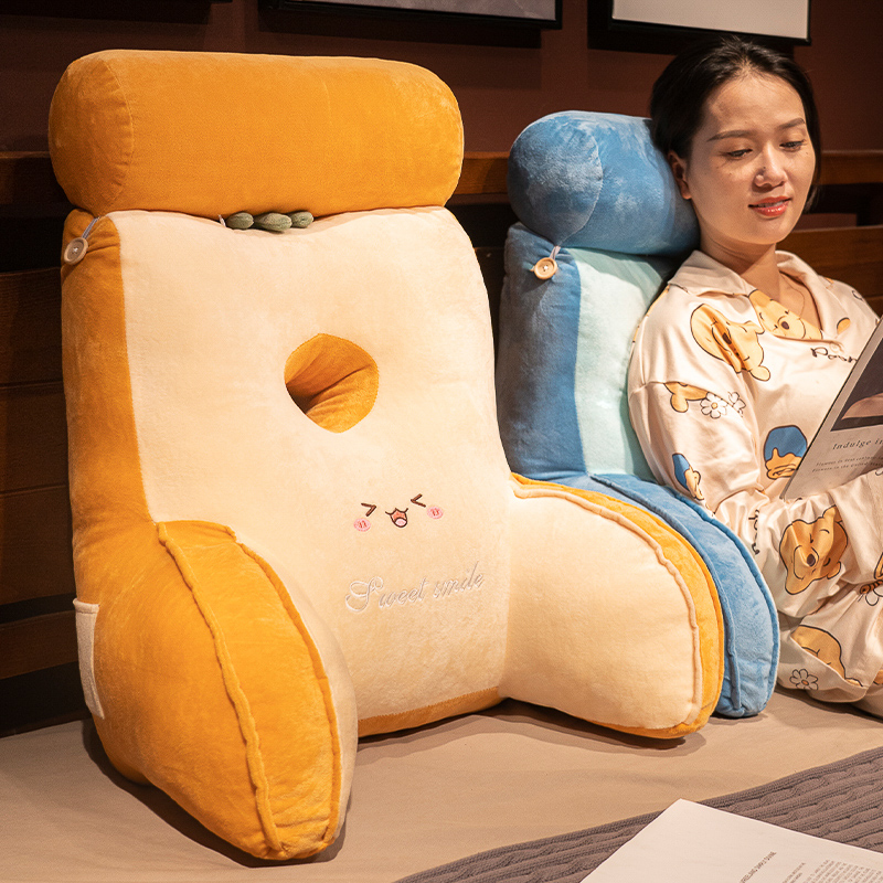 床头靠垫软包榻榻米靠枕床上女生抱枕大靠背儿童看V书护腰枕头宿