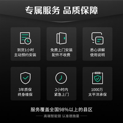 德施曼人脸猫眼大屏智能门锁密码锁麒麟Q50FMax(Shotax升级版)