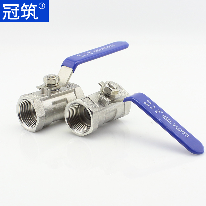 304 316不锈钢内螺纹球阀一片式球阀水开关阀气阀2分4分6分1寸2寸