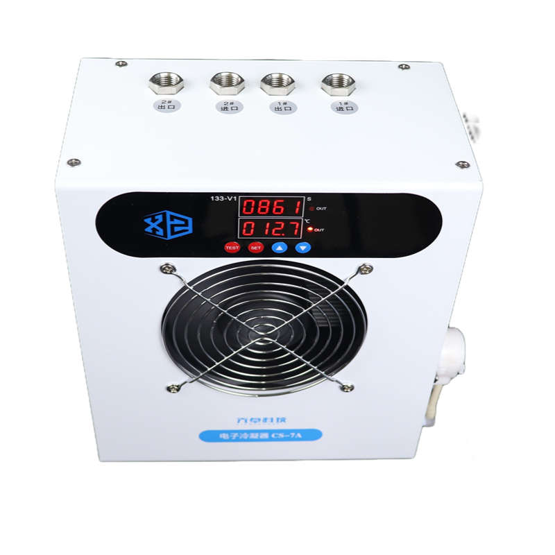 电子冷凝器小型双通道烟气检测器不锈钢冷腔cems气体除湿冷却器