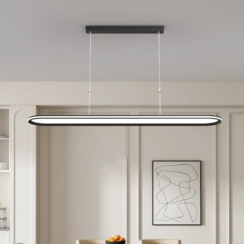 光谱餐厅灯202SC007-005新吊款现代简约灯条形全餐桌吧台护眼长灯