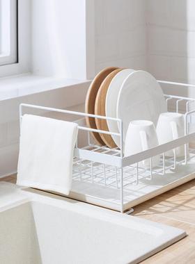 厨房物架铁艺多大容餐具用家用碗盘筷子收纳单ZIF置层沥量水碗碟