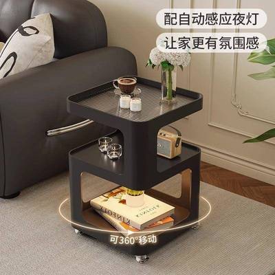 轻奢边几可移动创意茶几沙物发边柜厅客轮小推车铁带艺床头GHE柜