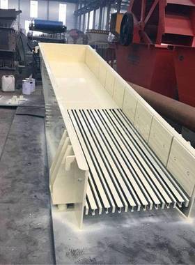 矿业能料式给料42352机多功大型振动式给料设备沙摆石场给石矿设