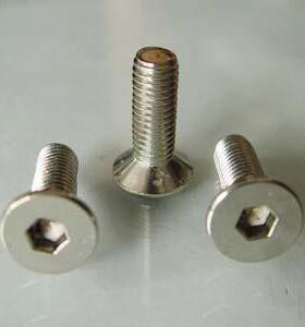 制沉头内六角细NEA3X牙螺丝/8-16美3/4不锈钢美制