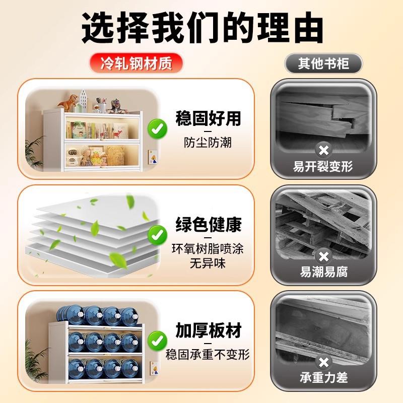 书柜地置儿物架家用童客厅桌面落书XMW架一体靠墙储物柜多层收纳