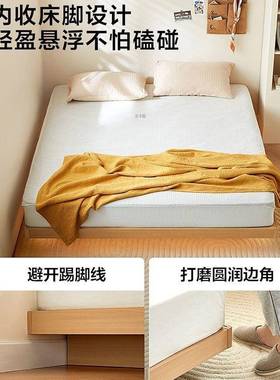 榻新款悬CLY主浮床悬空床现代简约双人床儿榻米卧家用日式童床架