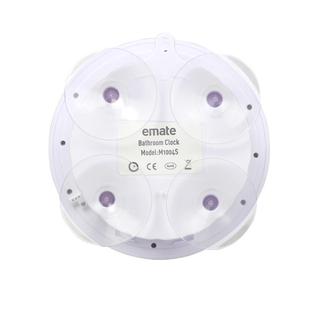 吸盘钟防水温度英浴室钟文电数子RZX字钟时尚酒店圆形挂钟