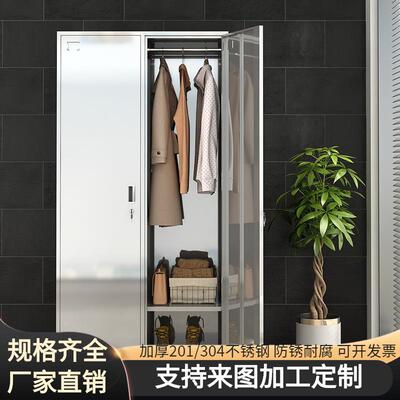 不锈钢四门3更20231124衣柜20104多门宿柜防潮工厂学校舍浴室储锈
