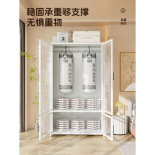 简易衣柜卧室家用出型租房小用装金属全钢组架新款衣橱户收昵璇制