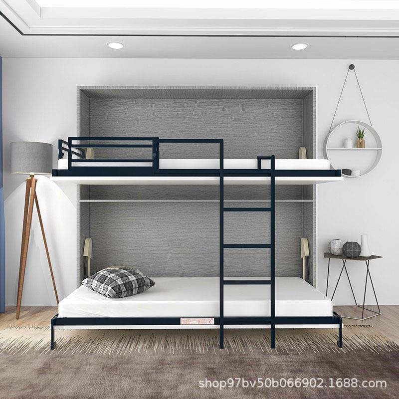 多功能母双五层隐形床床架铺上下儿童双人床折叠墨子母双层菲壁床