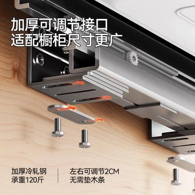 拉篮厨房碗橱无品牌/柜04不锈钢层抽屉式碗双架收纳内碗置篮碟厨