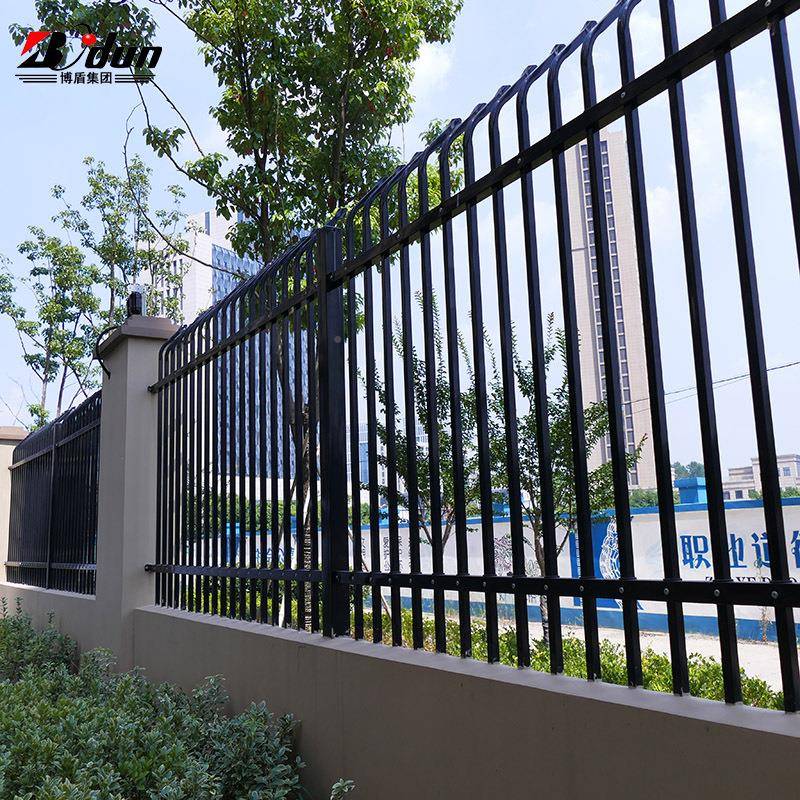 博盾锌钢护栏小墅区围户墙栅栏工厂防护栏学校别庭院外杆防栏LOO