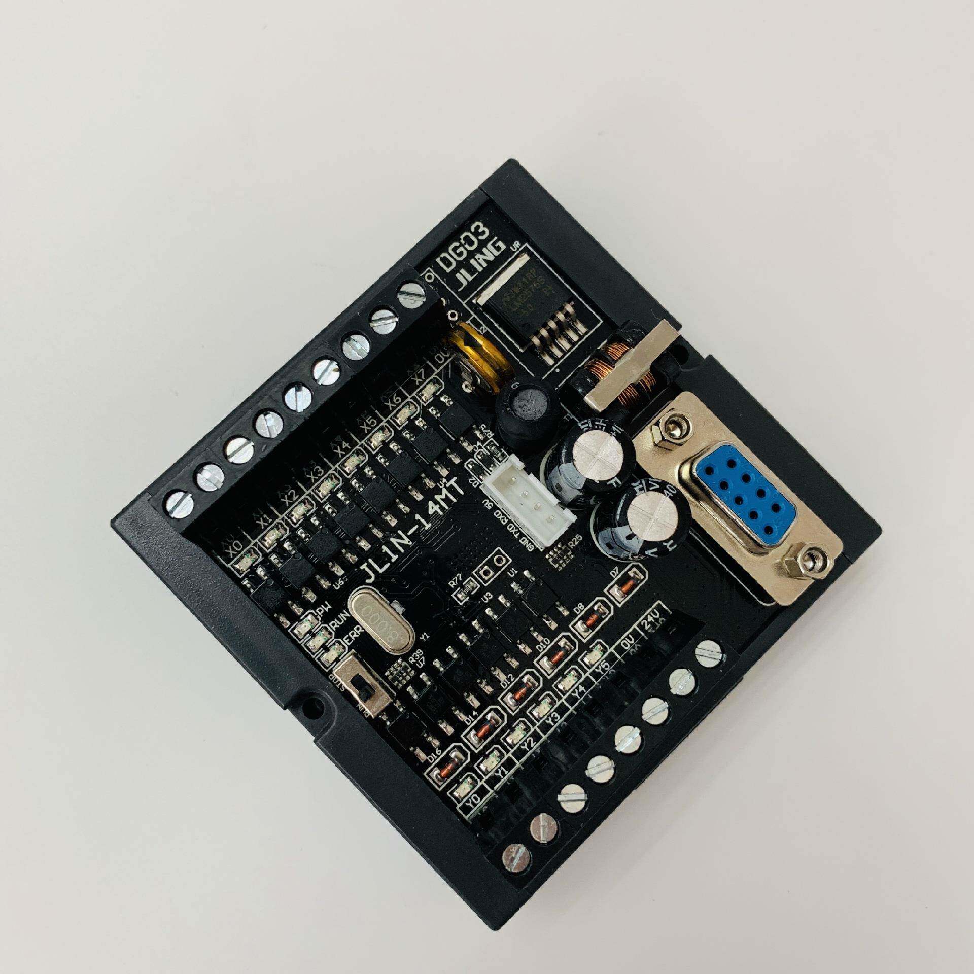 F输X1N-DG038入6出晶工体管出带模拟量产plc控板可EZT国编辑控制