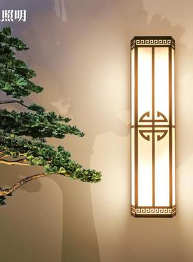 财源黑色铁艺户外壁防水WYP庭灯院灯新中式别灯墅门口室外大围墙