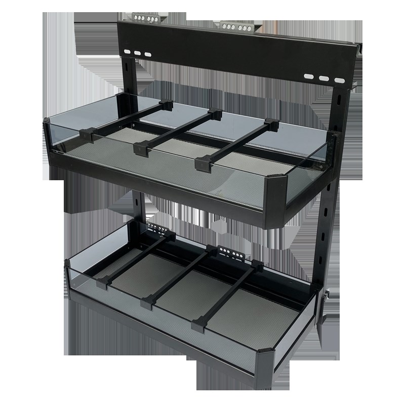 飞鸥拉篮厨房橱柜200侧装调味拉篮抽屉式窄调料拉篮厨柜置物架