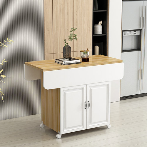 折叠餐桌家用小户型可移动长方形多功能餐厅厨房出租屋吃饭小桌子