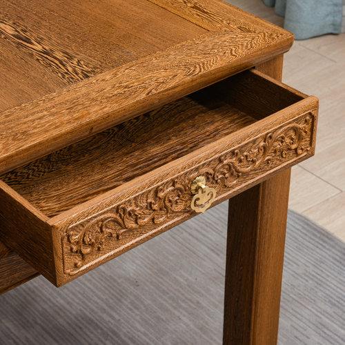 红木家具鸡翅木茶桌椅组合中式泡茶台实木客厅功夫茶桌仿古茶台