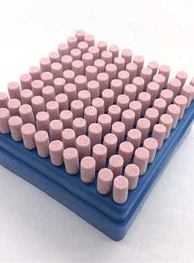 3776红色砂轮打磨头L+R+T火石仔磨头 陶瓷砂轮磨头 电磨头3-12mm