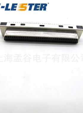 孟莱司特SCSI连接器MD68母头夹板式