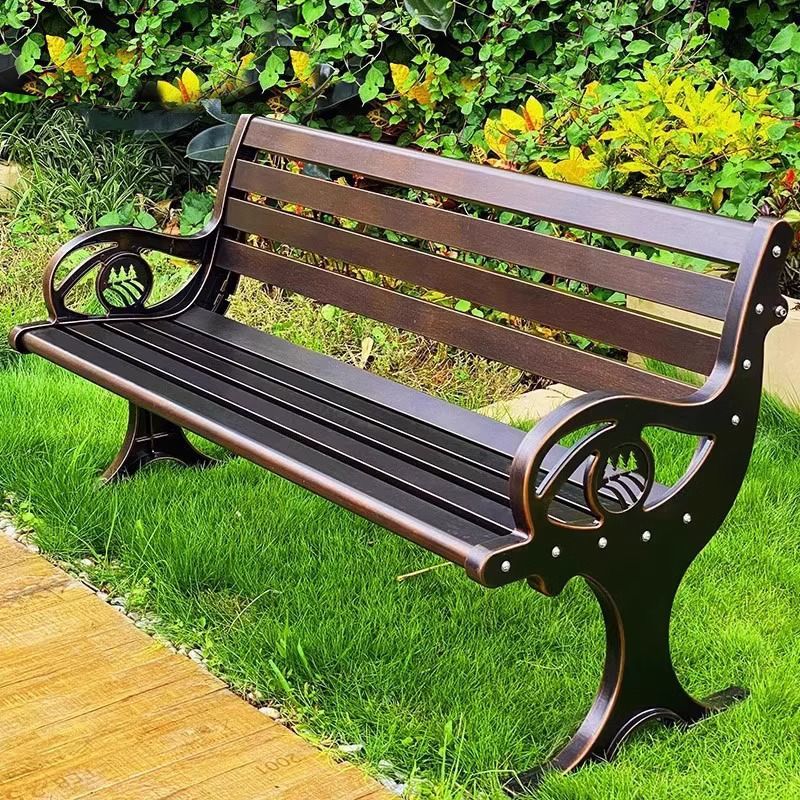 户外铸铝长椅子花园公靠
