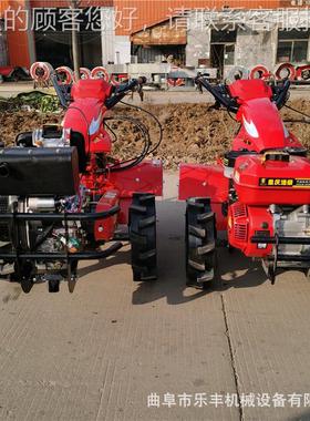 柴油小型微耕灵旋活多大用 柴油大马UXF机力翻地机 棚果园除草耕