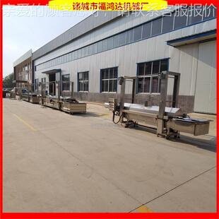 日炸2馓吨GBJ货 大子油炸线 炸叶条宽条馓细子设备 双排麻馓子油