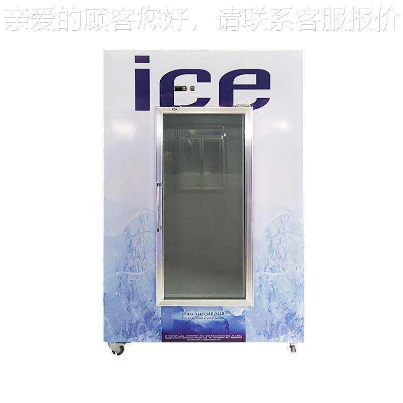 啤酒饮料冰两块大容冻量储柜制冷机冷柜跨境存定制231门储冰柜商