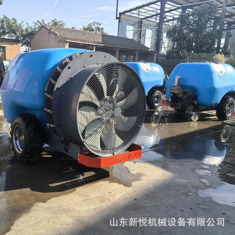牵引式2000升容量果树喷药机 180型三缸柱塞泵打药机 风送喷雾机
