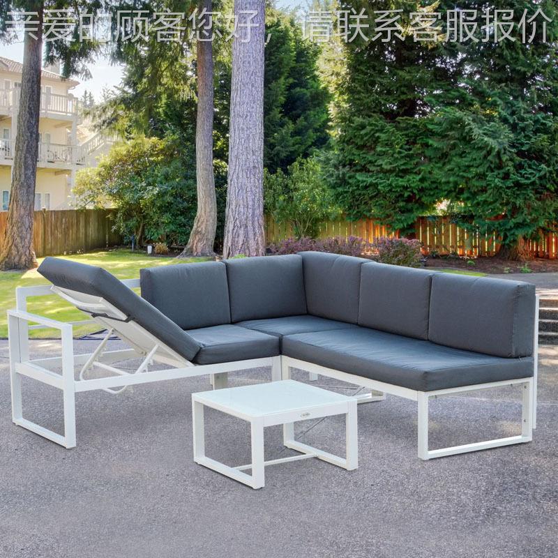 工直几供庭院不锈钢家沙发椅酒店露天沙发茶组合厂室外休MSF25闲