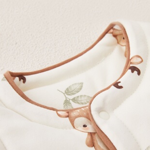 宝宝马甲春秋款 外穿婴儿马夹120克夹棉新生儿童坎肩男女背心纯棉