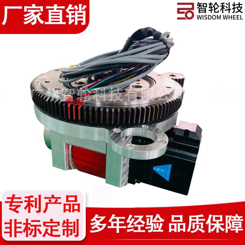 170mm低矮舵轮500KG带电机驱动器AGV小型驱动轮