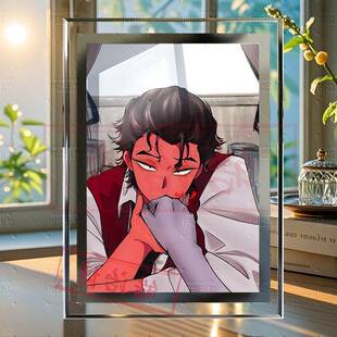 nulla吃人天神toeatagod新款游戏谷子精致周边装饰画水晶相框礼物