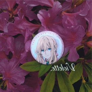 薇尔莉特京阿尼第六回感谢祭日谷吧唧紫罗兰永恒花园徽章谷子周边