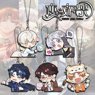 光与夜之恋周边手机挂绳萧逸齐司礼夏鸣星可爱压克力手机吊坠挂件