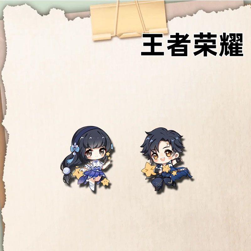 王者荣耀同人周边胸针东方曜西施亚克力徽章卡通动漫学生书包挂饰